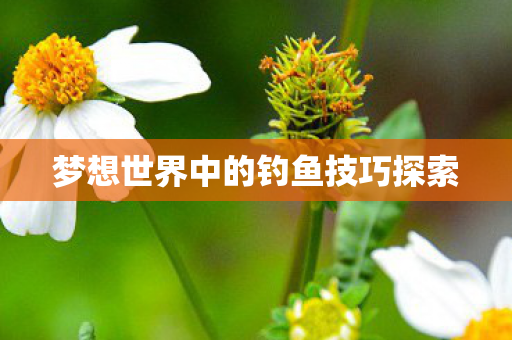 梦想世界中的钓鱼技巧探索图片