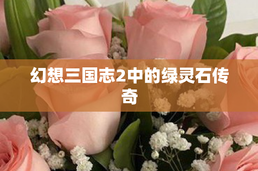 幻想三国志2中的绿灵石传奇图片