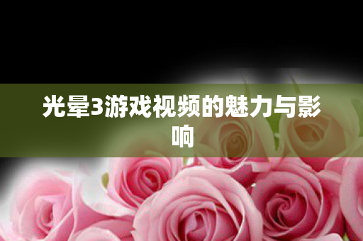 光晕3游戏视频的魅力与影响图片
