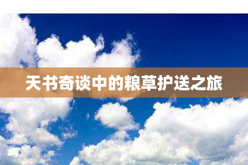 天书奇谈中的粮草护送之旅图片