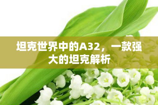 坦克世界中的A32图片