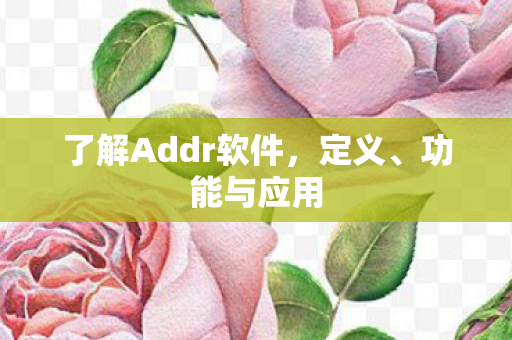了解Addr软件图片