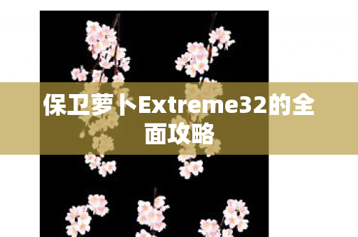 保卫萝卜Extreme32的全面攻略图片