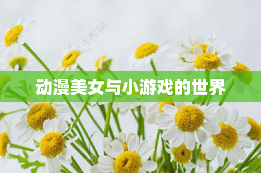 动漫美女与小游戏的世界图片