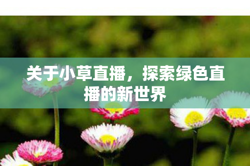 探索绿色直播的新世界图片