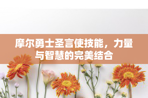 力量与智慧的完美结合图片