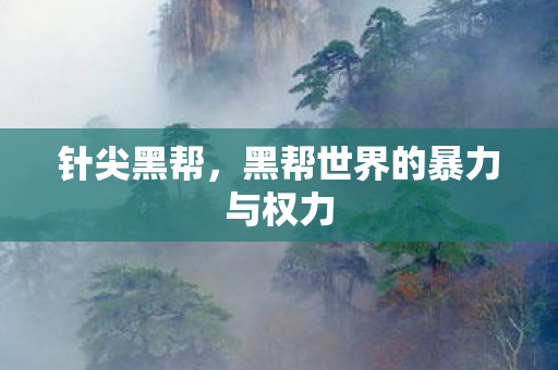 黑帮世界的暴力与权力图片