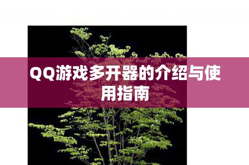 QQ游戏多开器的介绍与使用指南图片