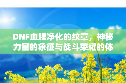 神秘力量的象征与战斗荣耀的体现图片