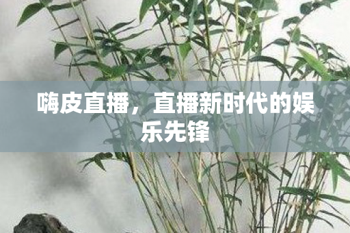 直播新时代的娱乐先锋图片