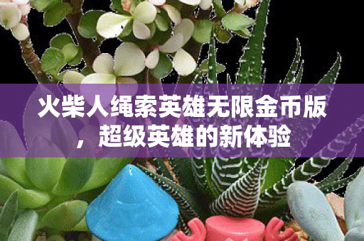 火柴人绳索英雄无限金币版图片
