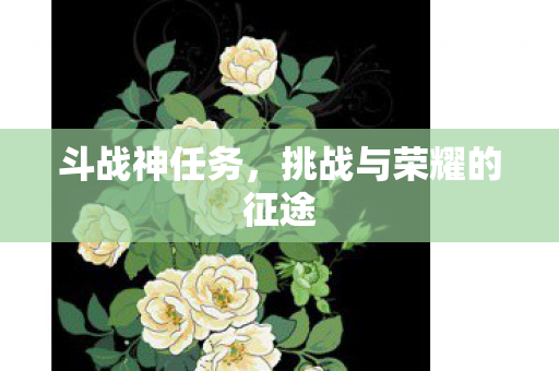 挑战与荣耀的征途图片
