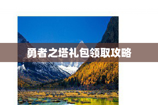 勇者之塔礼包领取攻略图片