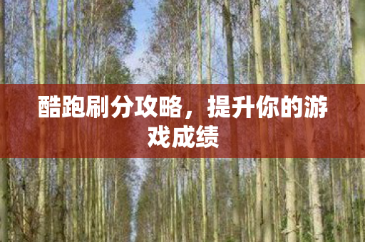提升你的游戏成绩图片