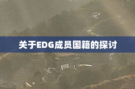 关于EDG成员国籍的探讨图片