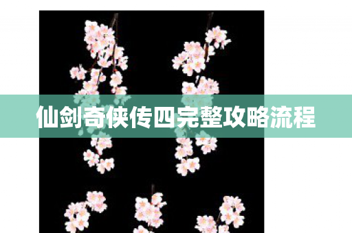 仙剑奇侠传四完整攻略流程图片