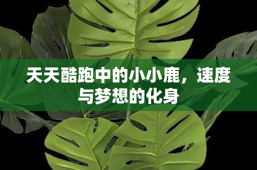 天天酷跑中的小小鹿图片