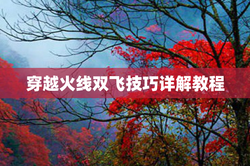 穿越火线双飞技巧详解教程图片