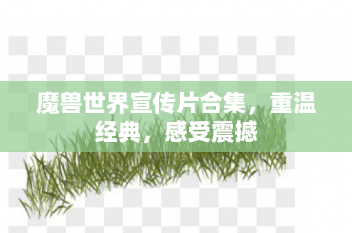魔兽世界宣传片合集图片
