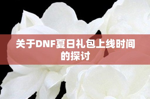 关于DNF夏日礼包上线时间的探讨图片
