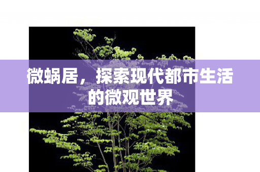 探索现代都市生活的微观世界图片