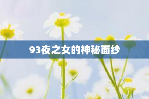 93夜之女的神秘面纱图片