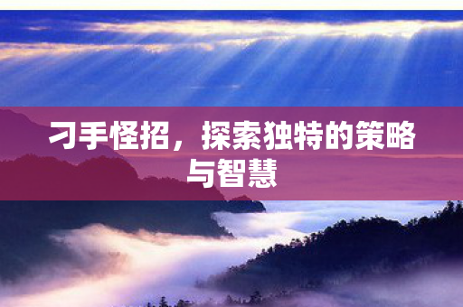 探索独特的策略与智慧图片