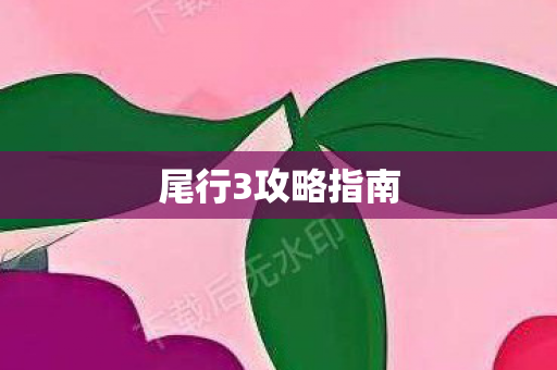 尾行3攻略指南图片