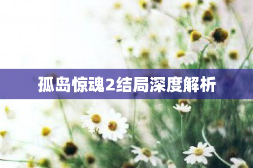 孤岛惊魂2结局深度解析图片