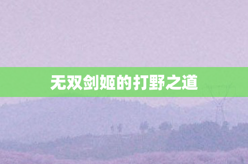 无双剑姬的打野之道图片