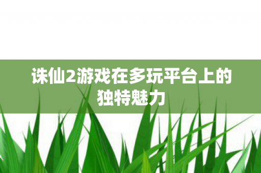 诛仙2游戏在多玩平台上的独特魅力图片