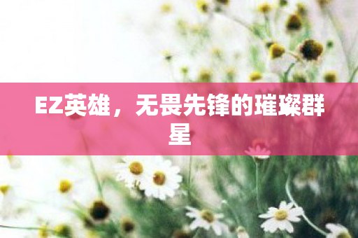 无畏先锋的璀璨群星图片