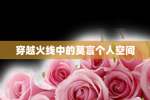 穿越火线中的莫言个人空间图片