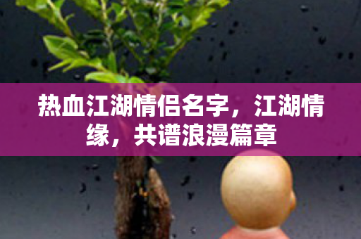 热血江湖情侣名字图片