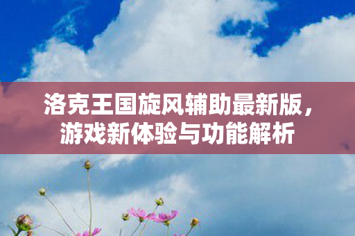 洛克王国旋风辅助最新版图片