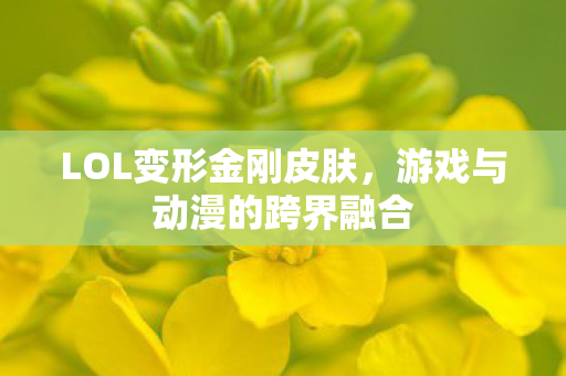游戏与动漫的跨界融合图片
