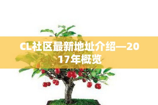 CL社区最新地址介绍图片