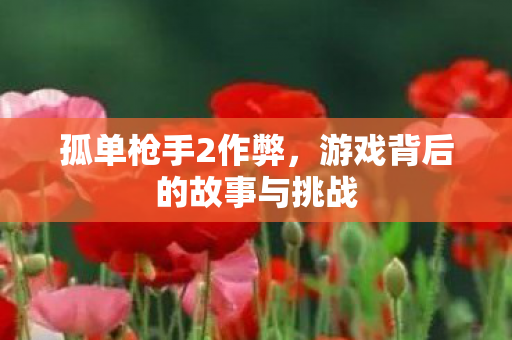 游戏背后的故事与挑战图片