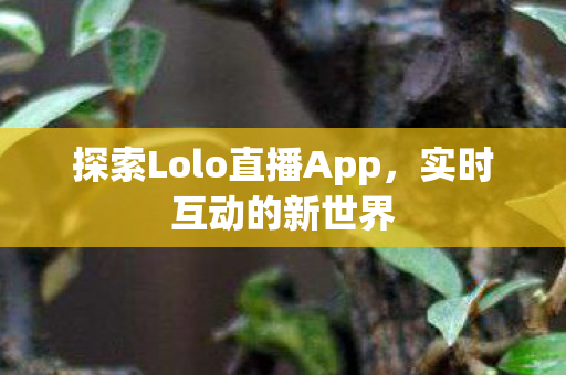 探索Lolo直播App图片