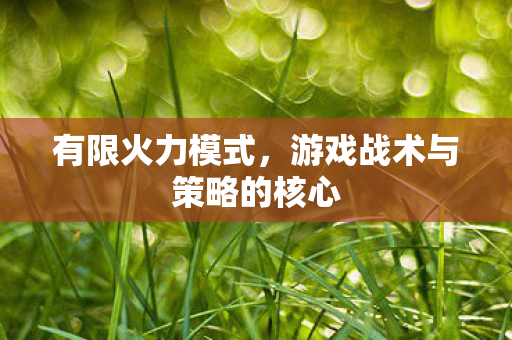 游戏战术与策略的核心图片