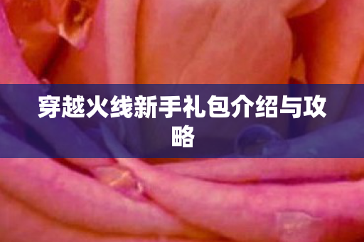 穿越火线新手礼包介绍与攻略图片