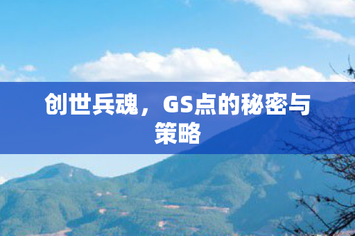 GS点的秘密与策略图片