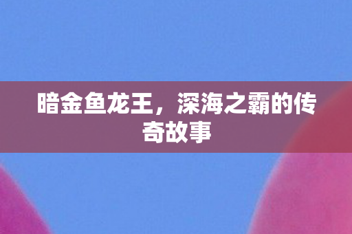 深海之霸的传奇故事图片