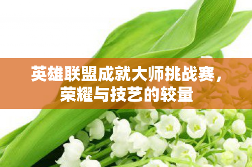 英雄联盟成就大师挑战赛图片
