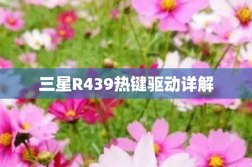 三星R439热键驱动详解图片