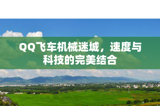 速度与科技的完美结合图片