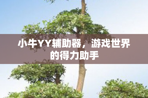 游戏世界的得力助手图片