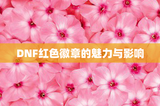 DNF红色徽章的魅力与影响图片