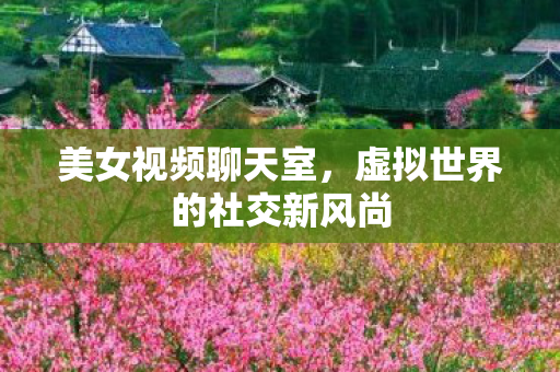 虚拟世界的社交新风尚图片
