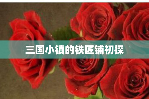 三国小镇的铁匠铺初探图片